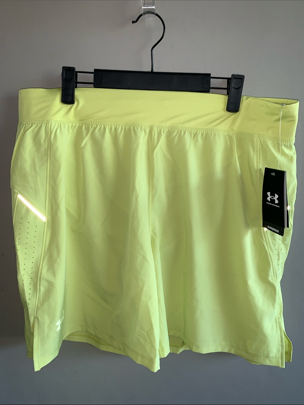 Under Armour Neon Lime Men’s Athletic Shorts